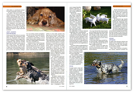 October copy of the International Dog Magazine