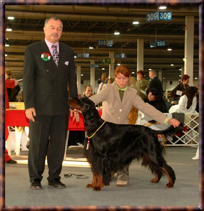 Ch.Brian of MacLeod with Mr.Frank Kane (GB)